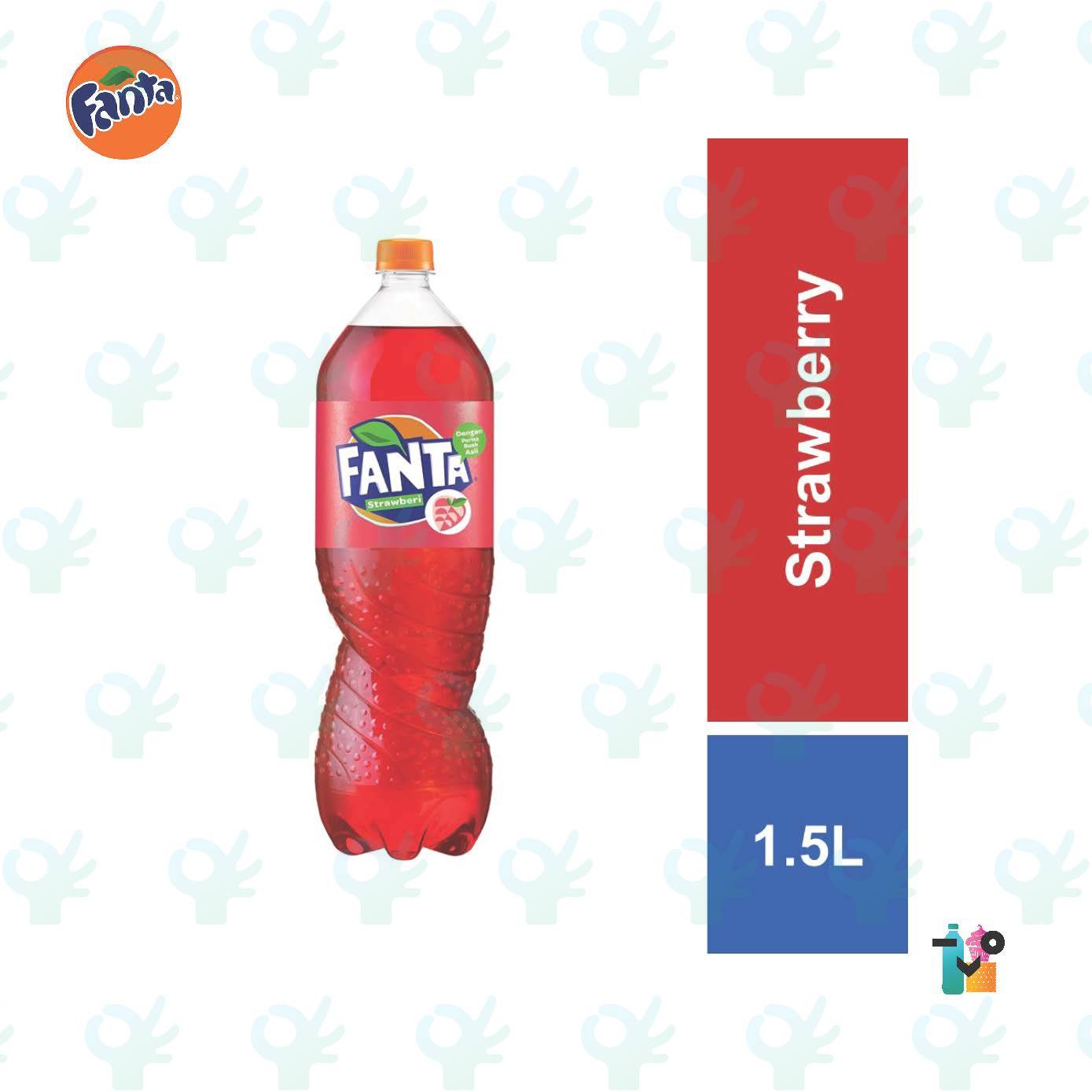 Ofiskita Fanta Carbonated Drink 1.5L (Grape/Orange/Strawberry)